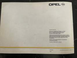 Opel Corsa 1995 -myyntiesite / sales brochure
