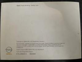 Opel Astra 2004 -myyntiesite / sales brochure