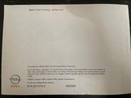 Opel Vectra 2006 -myyntiesite / sales brochure