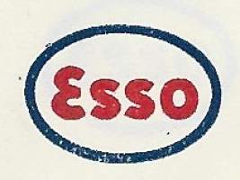 Esso  Oy   1956  - firmalomake