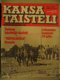 Kansa taisteli 1979 nr 9, kannessa kuva: Papulan sillan jäännösten yli Viipuriin 29.8.41, tarinaa hävittäjä-ässistä toisessa maailmansodassa, Erik