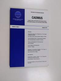 Cadmus : a papers series of the South-East European Division of the World Academy of Art and Science (SEED-WAAS)
