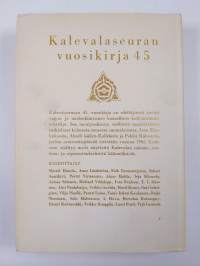 Kalevalaseuran vuosikirja 45