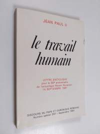 Le travail humain 14, septembre 1981
