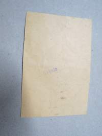 Suomen Valtion leipäkortti 1918 Finska statens brödkort nr 29, leimattu &quot;Uskela&quot; -säännöstelykortti