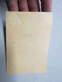 Suomen Valtion leipäkortti 1918 Finska statens brödkort nr 23, leimattu &quot;Uskela&quot; -säännöstelykortti