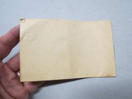 Suomen Valtion leipäkortti 1917 viikko / vecka nr 1-12, nidottu painate, leikkaamaton -säännöstelykortti