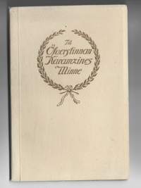 Till Öfverstinnan Karamzines minneKirjaL. S-n , 1846-1924Söderström &amp; C:o i distr 1909.