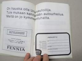 Jokamiehen Maastoajo 22.10.1978 -käsiohjelma