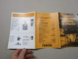 TEBO-kaasulaitteet mökille ja retkelle -myyntiesite