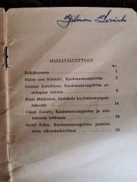 Lausumia kuolemanrangaistuksesta (von Schoultz, Landtman, Mikkonen, Lassila, Schur)