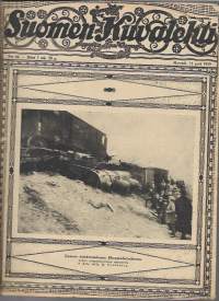 Suomen Kuvalehti  1919 nr 46 - junan suistuminen Huopalahdessa, rajaseudun elämää, suomalaisen pinaupseerin todistus, Armas Järnefelt, ryssän rahaa,