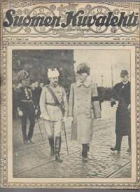 Suomen Kuvalehti 1919 nr 8 / Mannerheim ja Ruotsin kuningas, ampumahaavoista, vapautemme hinta, Emil Halonen, Munkkiniemen pensionaatti