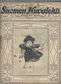 Suomen Kuvalehti 1919 nr 4, kansikuva Pikku-Maija tuskusäässä, Naisemme vapauttamme vartioimassa, Suomen poikain, Turkulainen nuori &quot;nuori laulu&quot; 10 -vuotias, ym.