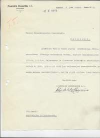 Naantalin Osuusliike rl Naantali 1921 - firmalomake