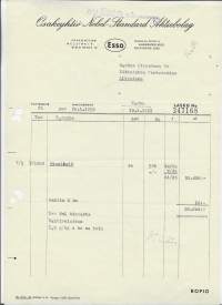 Nobel Standard Oy / Esso Oy Turku 1953 - firmalomake