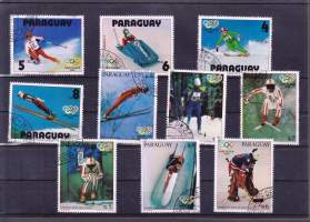 Paraguay - levyllinen Lake Placid 1980 talviolympialaiset. (mm. Thomas Wassberg)