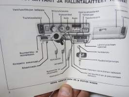 Toyota Corolla -omistajan käsikirja / käyttöohjekirja