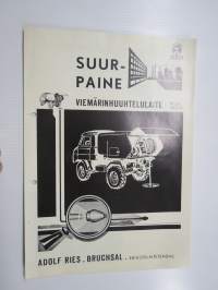 Mercedes-Benz Unimog - Adolf Fries, Bruchsal -Suurpaine viemärinhuuhtelulaite malli 363-11 -myyntiesite