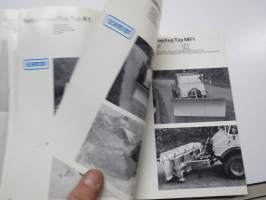 Schmidt Sammel-Prospekt - Schneefräsen - Schneeschleudern, Schneepflüge...für Mercedes-Benz Unimog U 34- U 52 (411 und 421) lumityö- ym. koneet -myyntiesite