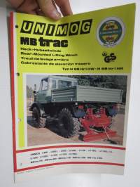 Unimog MB trac Heck-Hubseilwinde Typ H68Hr1HW - HR Rear-Mounted Lifting Winch -myyntiesite