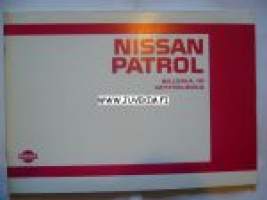 Nissan Patrol Mallisarja 160 -Käyttöohjekirja