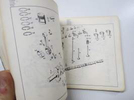 Mercedes-Benz Unimog Type OM 312/352 Catalog D 1969 Parts Catalogue -varaosaluettelo