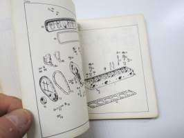Mercedes-Benz Unimog Type OM 312/352 Catalog D 1969 Parts Catalogue -varaosaluettelo