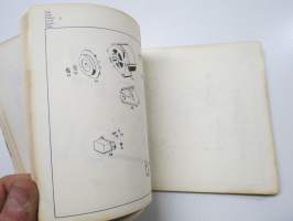 Mercedes-Benz Unimog Type OM 312/352 Catalog D 1969 Parts Catalogue -varaosaluettelo