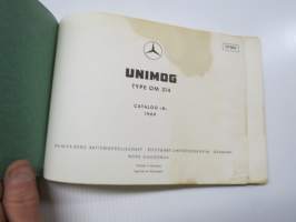 Mercedes-Benz Unimog Type OM 314 Catalog B 1969 Parts Catalogue -varaosaluettelo