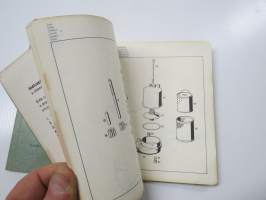 Mercedes-Benz Unimog Type OM 314 Catalog B 1969 Parts Catalogue -varaosaluettelo
