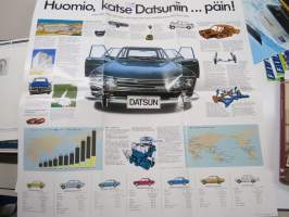 Datsun mallisto 1000, 1200, 1400, 1600, 16000 SSS, 1800, Diesel -myyntiesite