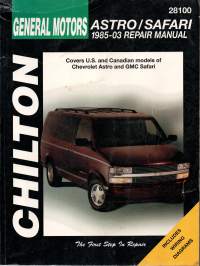 General Motors Astro / Safari. 1985-03 Repair Manual