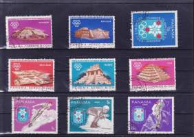 Panama - Levyllinen olympialaiset Meksiko 1968/Grenoble 1968 -postimerkkejä.