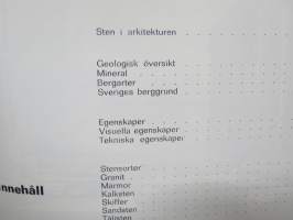 Stenhandboken - en handbok för arkitekter och byggnadstekniker