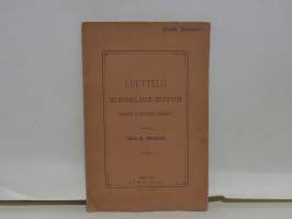 Luettelo Wegelius-suvun entisistä ja nykyisistä jäsenistä