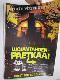 Luojan tähden paetkaa - The Amityville horror -elokuvajuliste