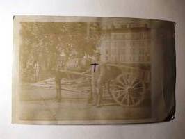 Postikortti hevosmies lähettää kuvansa - kulkenut 1920