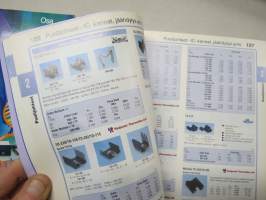 Farnell 2002 1-2 puolijohteet, optokomponentit, Testi- ja mittauslaitteet, Liittimet ja kaapelitelektromekaniikka, teollisuustuotteet, työkalut -tuoteluettelo