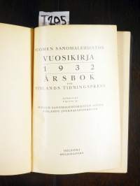 Suomen sanomalehdistön vuosikirja 1932