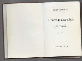 Rukoile kiittäenA diary of private prayerKirjaBaillie, John Kirjapaja 1959