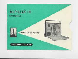 Alpilux 111 käyttöohje / Original Hanau