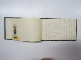 E.E. -muistokirja teksteineen, käytetty vv. 1941-1951, 7 kiiltokuvaa