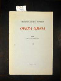 Henrici Gabrielis Porthan: Opera omnia VII