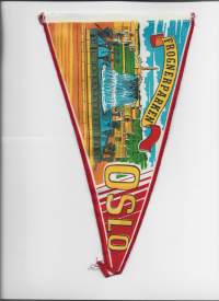 Oslo  - matkailuviiri  viiri n 30x15 cm