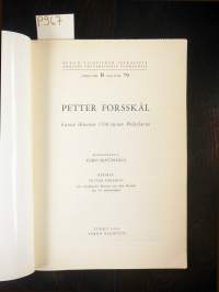 Petter Forsskål - Luova ihminen 1700-luvun Pohjolasta  &amp; Referat: Petter Forsskål: Ein schaffender Mensch aus dem Norden des 18. Jahrhunderts