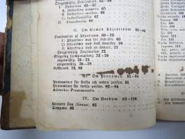 Latinsk Grammatika för Skolor och Gymnasier. Efter Billrothska Grammatikans Plan utarbetad af D:r Fredrik Ellendt, Öfwersatt, tillökt och omarbetad af J.A. Dahlström