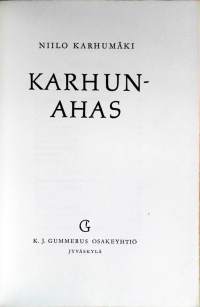 Karhunahas