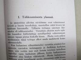 Tahkoaminen (työkalujen hoito ja kunnostus) -näköispainos