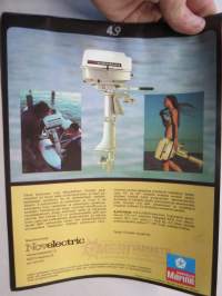 Chrysler Outboards - perämoottorit 1973 -myyntiesite